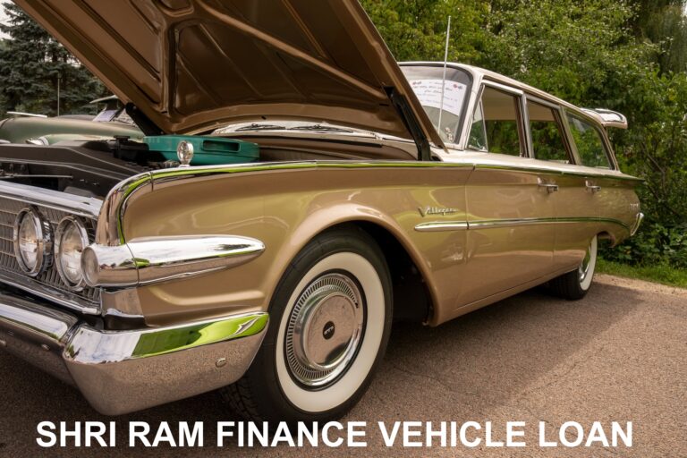 shriram finance vehicle loan